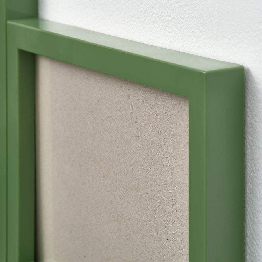 VÄXBO collage frame for 8 photos, green, 13x18 cm