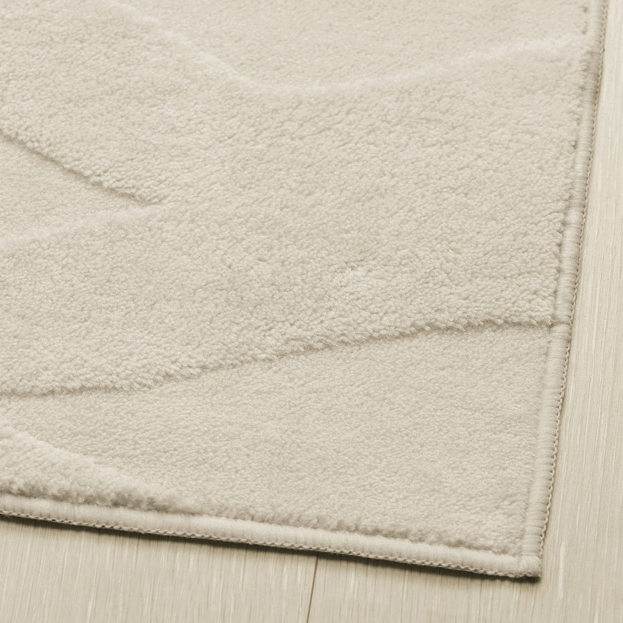 VÄXELFEL rug, low pile, off-white, 160x230 cm