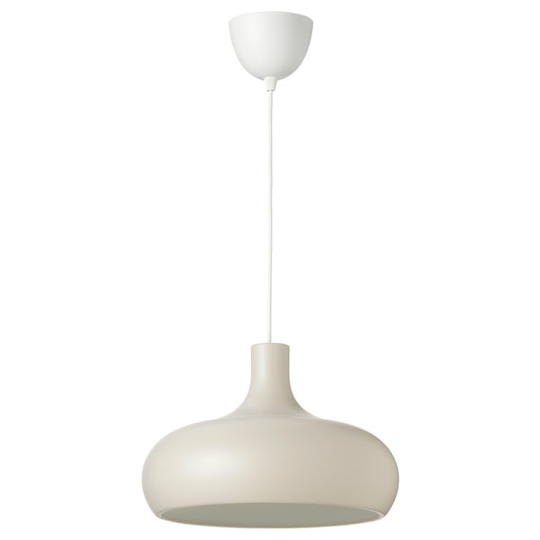 VÄXJÖ pendant lamp, beige, 38 cm