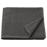 VÅGSJÖN bath towel, dark grey, 70x140 cm