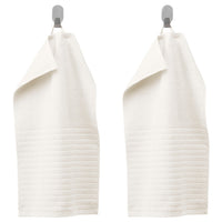 VÅGSJÖN guest towel, white, 30x50 cm, 2 pack
