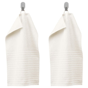 VÅGSJÖN guest towel, white, 50x30 cm, 2 pack