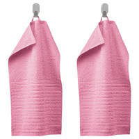 VÅGSJÖN guest towel, pink, 30x50 cm, 2 pack