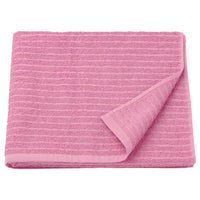 VÅGSJÖN bath towel, pink, 70x140 cm
