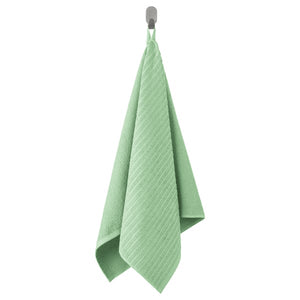 VÅGSJÖN hand towel, light green, 50x100 cm