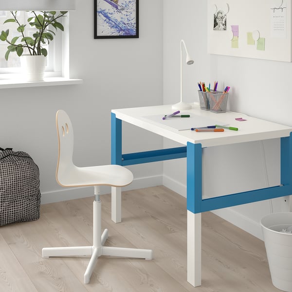 VALFRED / SIBBEN children's desk chair, white, 34x78x56 cm