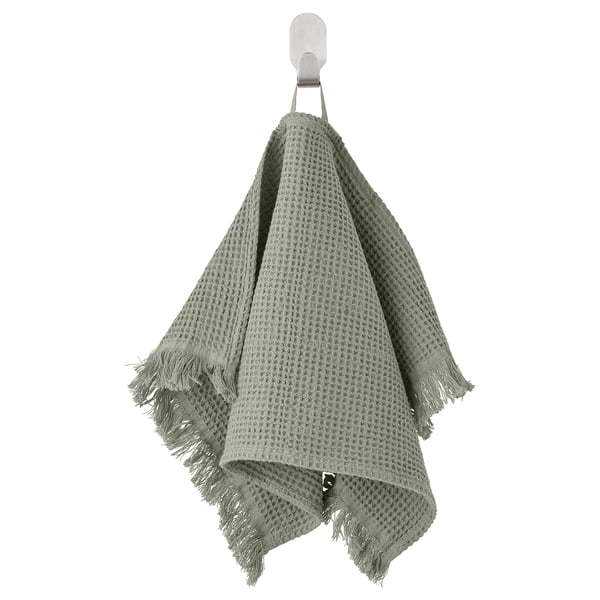 VALLASÅN guest towel, light green, 30x50 cm