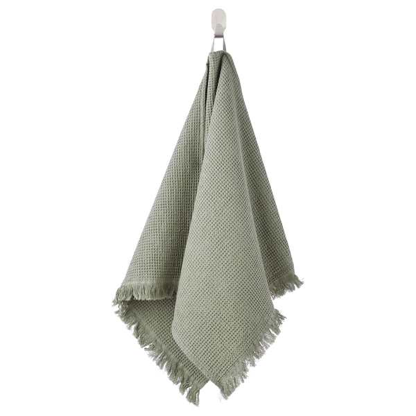 VALLASÅN hand towel, light green, 50x100 cm