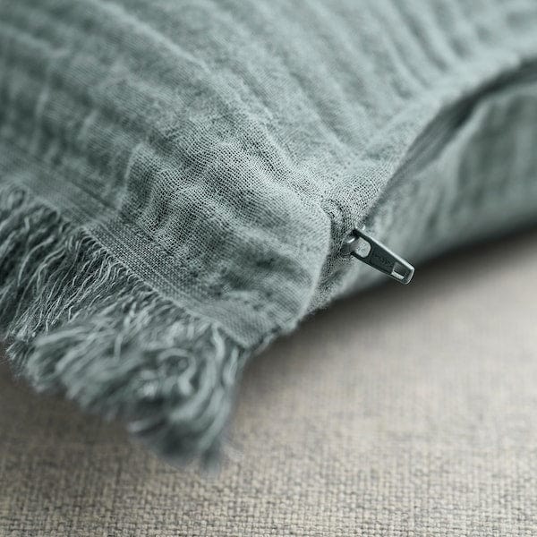 Ikea VALLKRASSING - Cushion cover, light blue-grey, 50x50 cm