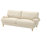 VALNÄS 2-seat sofa, Knäbäck light beige, 206 cm