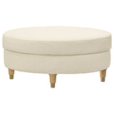 VALNÄS footstool, Knäbäck light beige, 97x43x70 cm