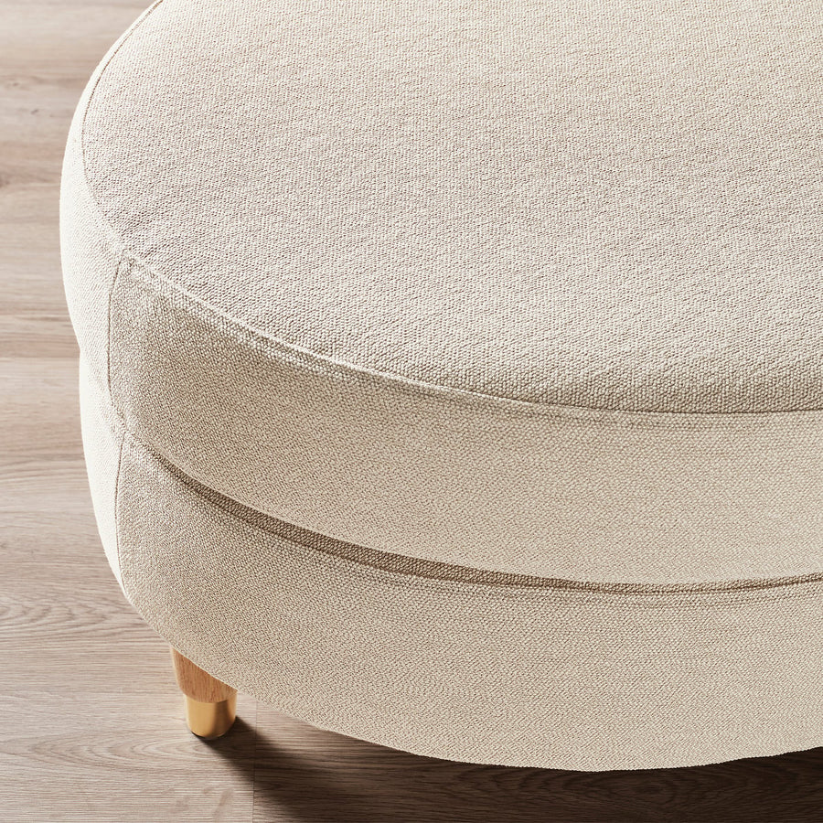 VALNÄS footstool, Knäbäck light beige, 97x43x70 cm