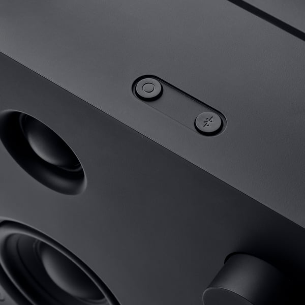 VAPPEBY bluetooth speaker, black/gen 3, 20x20 cm