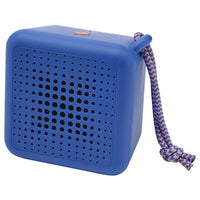 VAPPEBY portable bluetooth speaker, waterproof/blue, 6x8 cm