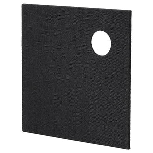 Ikea VAPPEBY - Front for bluetooth speaker, black, 20x20 cm