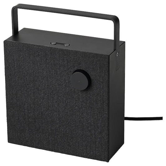 Ikea VAPPEBY - Front for bluetooth speaker, black, 20x20 cm