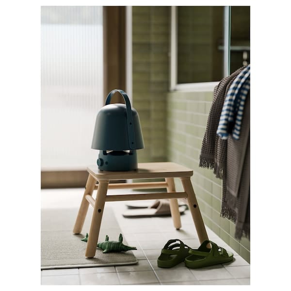 Ikea VAPPEBY - Bluetooth speaker lamp, outdoor/blue