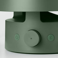 VAPPEBY - Bluetooth speaker lamp, outdoor/green