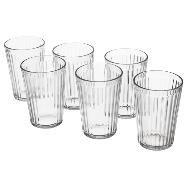 VARDAGEN glass, clear glass, 31 cl, 6 pack