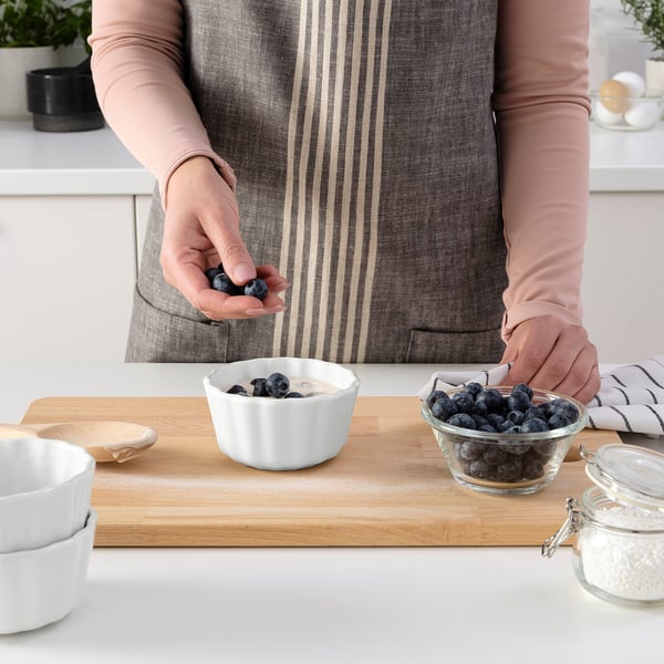 VARDAGEN pie dish, off-white, 11 cm