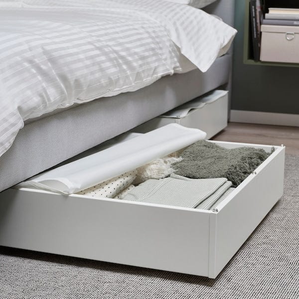 Ikea VARDÖ - Bed storage box, white, 65x70 cm