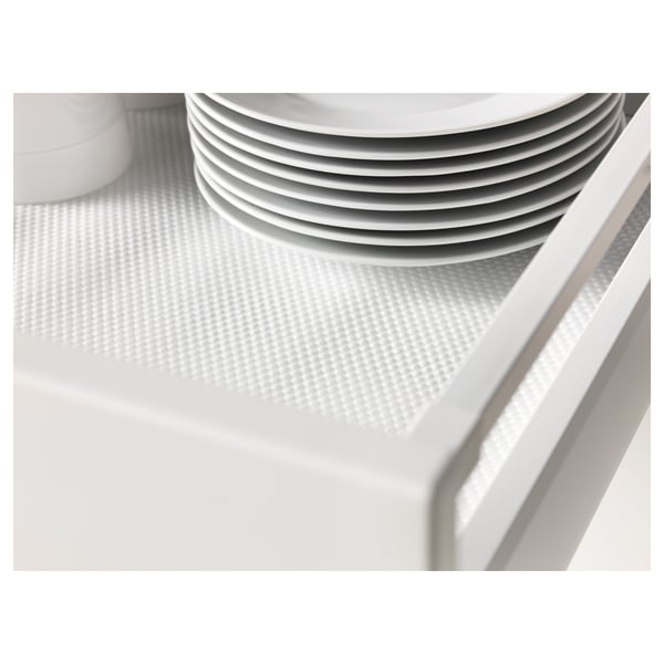 VARIERA drawer mat, white, 150 cm