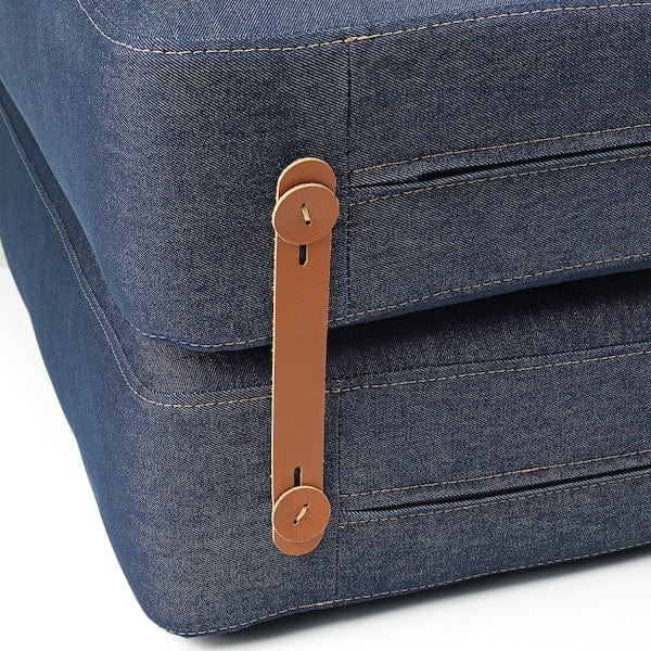 Ikea VÅRKUMLA - Armchair Bed, Vansta Blue