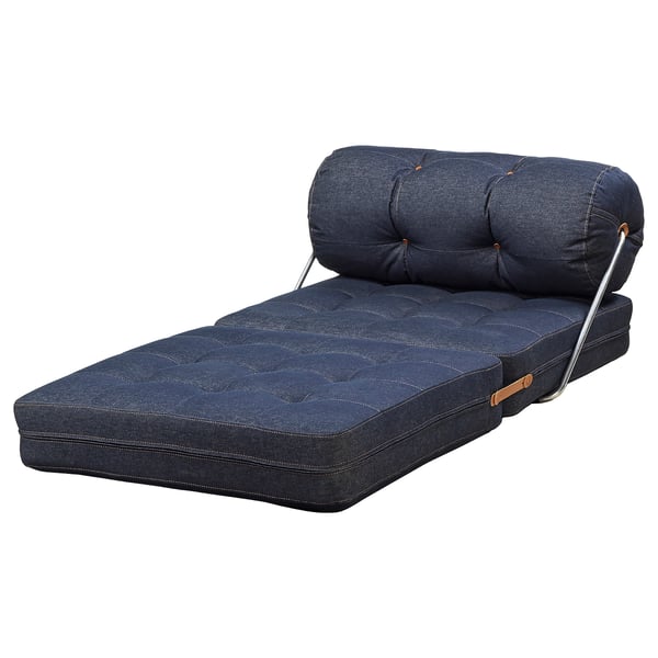 VÅRKUMLA chair-bed, Vansta blue, 220x91 cm