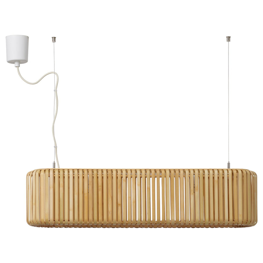 VARPTROSS pendant lamp, bamboo, 79 cm