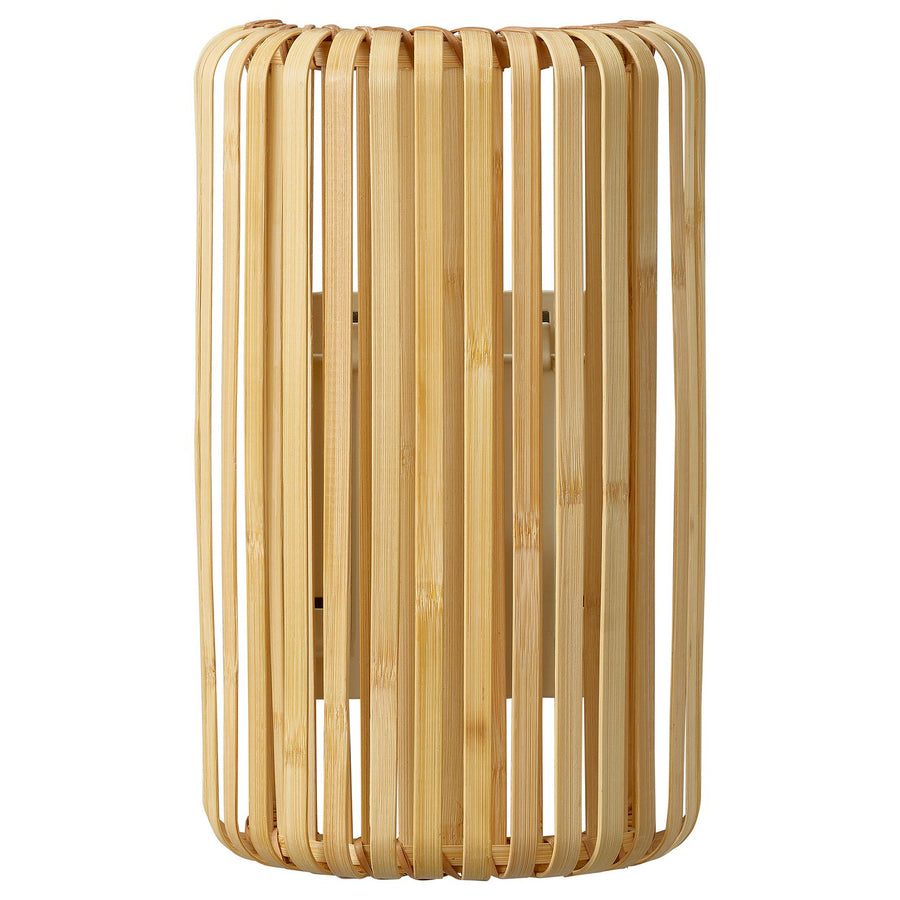 VARPTROSS wall lamp, wired-in installation, bamboo, 30 cm
