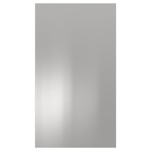 VÅRSTA front for dishwasher, stainless steel, 45x80 cm