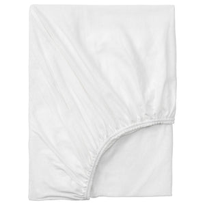 VÅRVIAL fitted sheet for day-bed, white, 200x80 cm