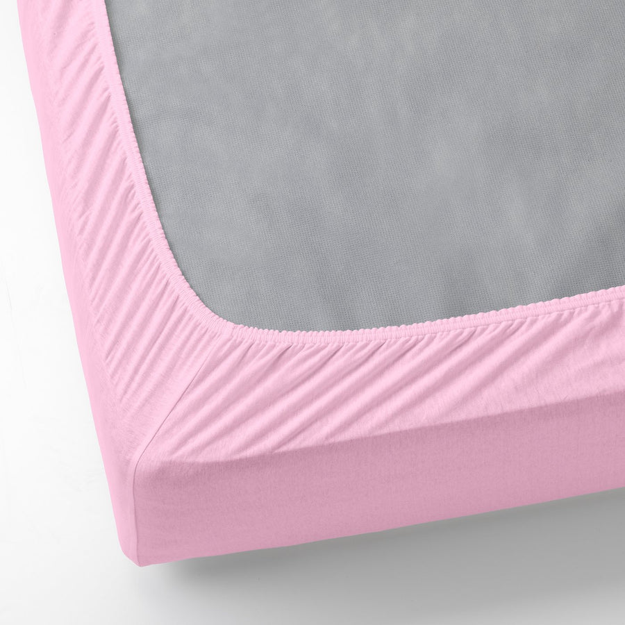 VÅRVIAL fitted sheet for day-bed, pink, 80x200 cm