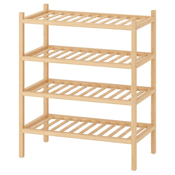 VASSKÄR hallway furniture, set of 2, bamboo