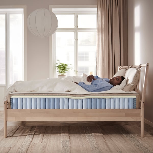 VATNESTRÖM pocket sprung mattress, extra firm/natural, 90x200 cm