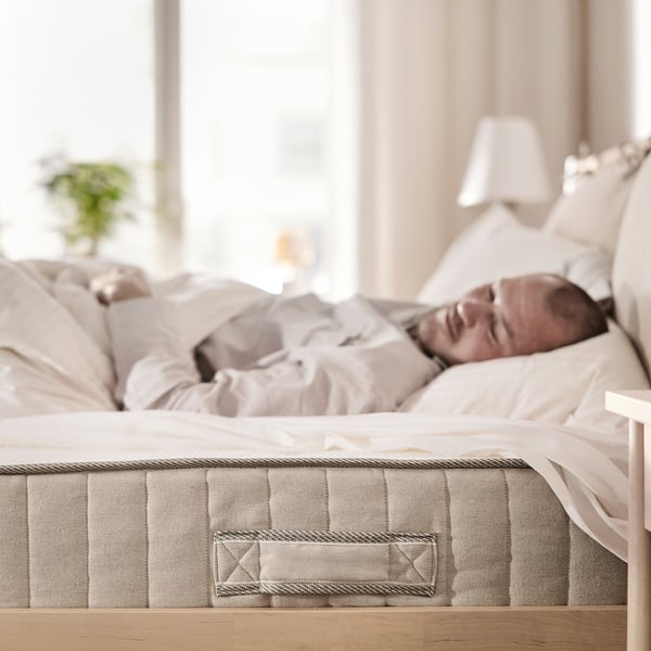 VATNESTRÖM pocket sprung mattress, firm/natural, 90x200 cm