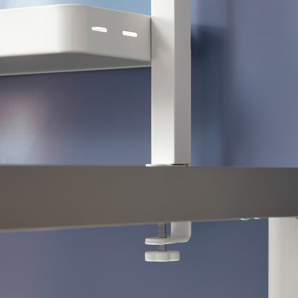 VATTENKAR desktop shelf, white, 49x15 cm