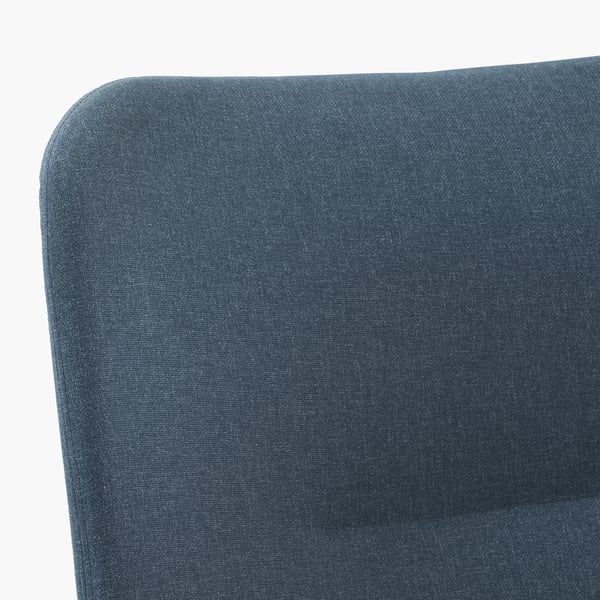 VEDBO high-back armchair, Gunnared blue, 45x108x85 cm