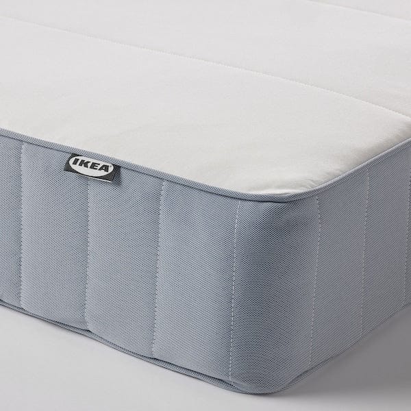 Ikea VESTMARKA - Spring mattress, extra firm/blue,90x200 cm