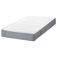 VESTMARKA sprung mattress, extra firm/light blue, 90x200 cm