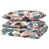 VIDEOXBÄR duvet cover and 2 pillowcases, white/multicolour, 240x220/50x80 cm