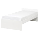 VIHALS bed frame, white/Lindbåden, 90x200 cm