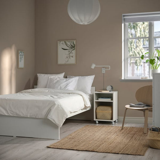 VIHALS bed frame, white, 140x200 cm