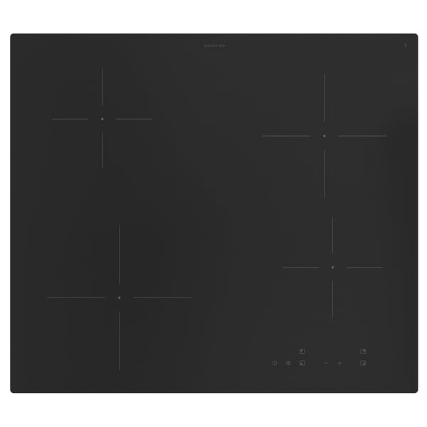 VILSTA induction hob, IKEA 300 black, 59 cm