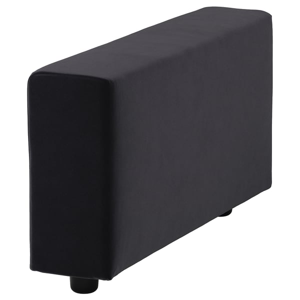 VIMLE armrest, with wide armrests/Djuparp dark grey, 22x48x93 cm