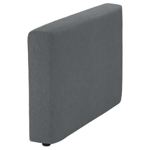 VIMLE armrest, Johanneshov dark grey, 15x61x93 cm