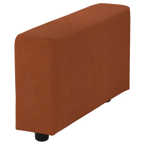 VIMLE armrest, wide/Mosshed red-brown, 22x48x93 cm