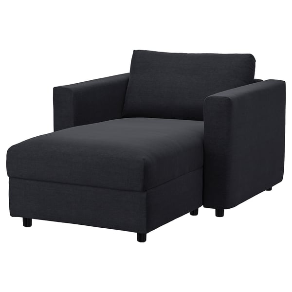 VIMLE chaise longue, Saxemara black-blue