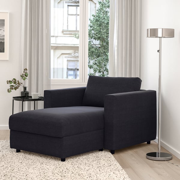 VIMLE chaise longue, Saxemara black-blue