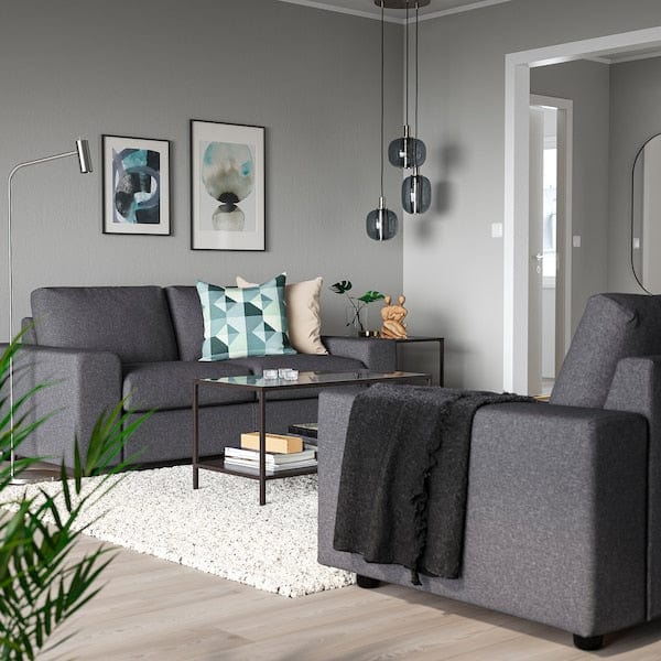 Ikea VIMLE 2 seater sofa - with wide armrests Gunnared/smoke grey ,
